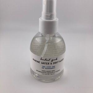 Kindred goods Hair and Body Spray New Marine Water and Driftwood Scent